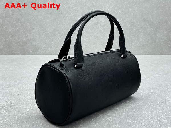 The Row Edith Bag in Black Leather Replica