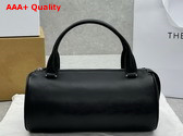 The Row Edith Bag in Black Leather Replica