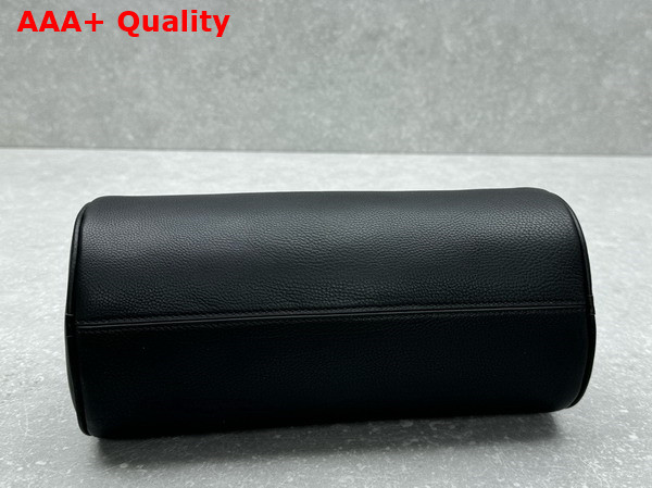 The Row Edith Bag in Black Leather Replica