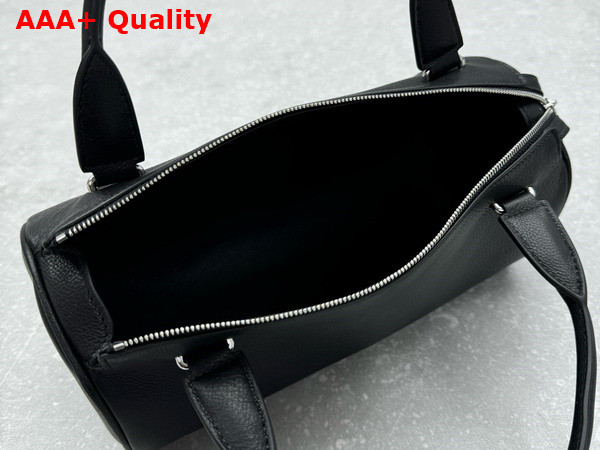 The Row Edith Bag in Black Leather Replica