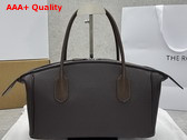The Row Ewa Handbag in Deep Brown Leather Replica