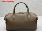 The Row Faye Bag in Dark Brown Calfskin Leather Replica