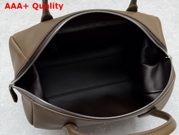 The Row Faye Bag in Dark Brown Calfskin Leather Replica