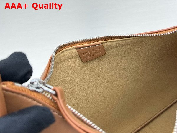 The Row Half Moon Bag in Cuir Leather Replica