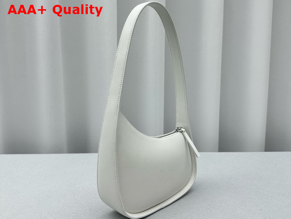 The Row Half Moon Bag in Ivory Leather Replica