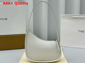 The Row Half Moon Bag in Ivory Leather Replica