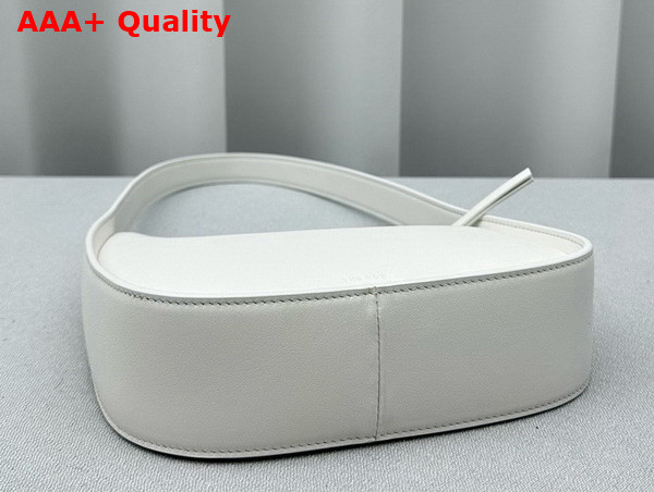 The Row Half Moon Bag in Ivory Leather Replica