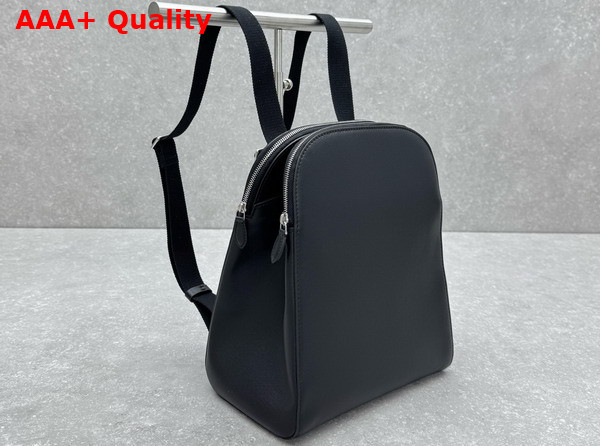 The Row Harper Backpack in Black Leather Replica