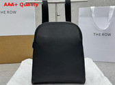 The Row Harper Backpack in Black Leather Replica