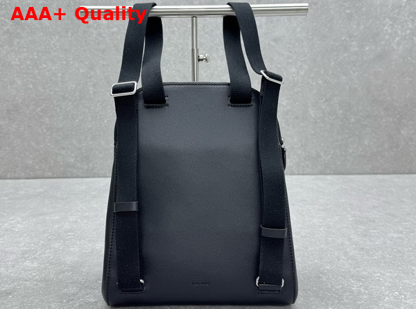 The Row Harper Backpack in Black Leather Replica