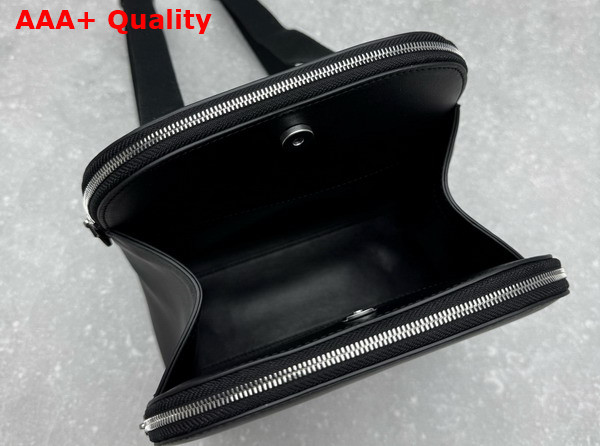 The Row Harper Backpack in Black Leather Replica