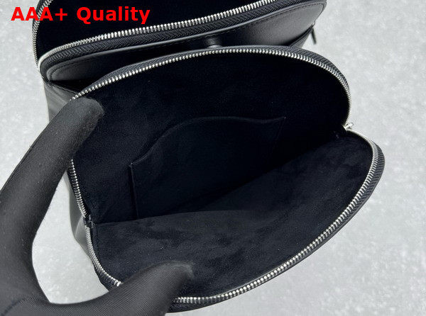 The Row Harper Backpack in Black Leather Replica