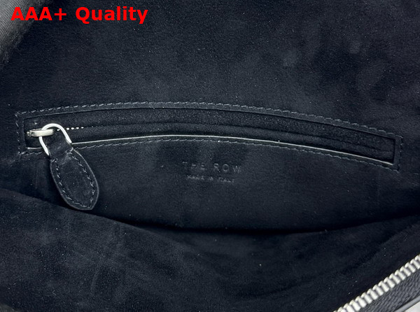 The Row Harper Backpack in Black Leather Replica