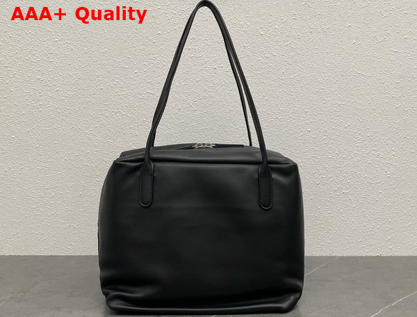 The Row Henri Bag in Black Leather Replica