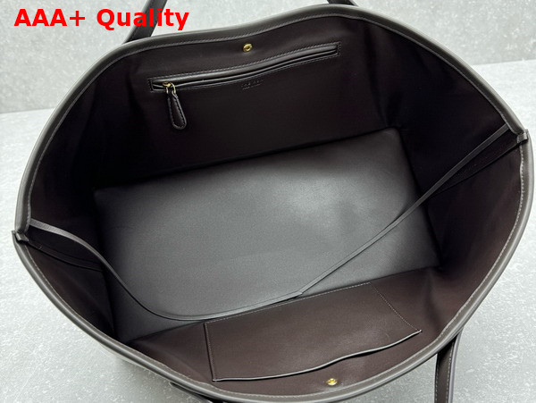 The Row Idaho Bag in Espresso Leather Replica