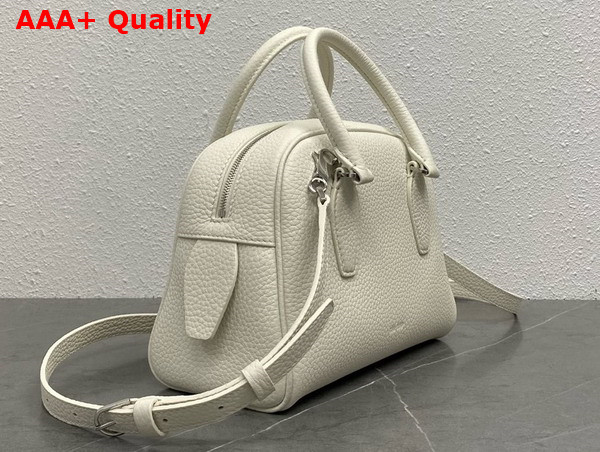 The Row India 10 00 Bag in White Leather Replica