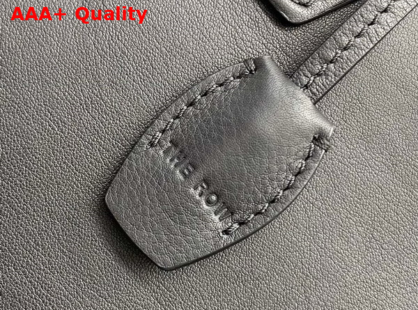 The Row India 12 00 Bag in Black Leather Replica