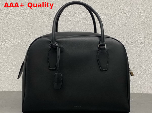 The Row India 12 00 Bag in Black Leather Replica