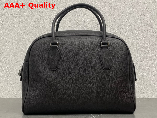 The Row India 12 00 Bag in Wood Brown Leather Replica