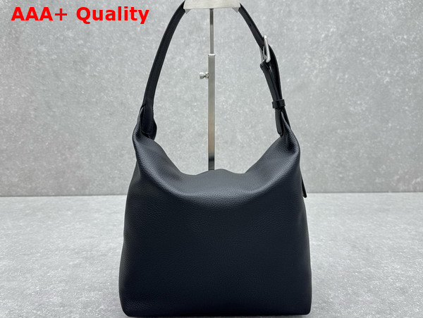 The Row Isa Bag in Black Leather Replica