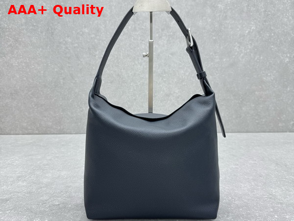 The Row Isa Bag in Midnight Blue Leather Replica