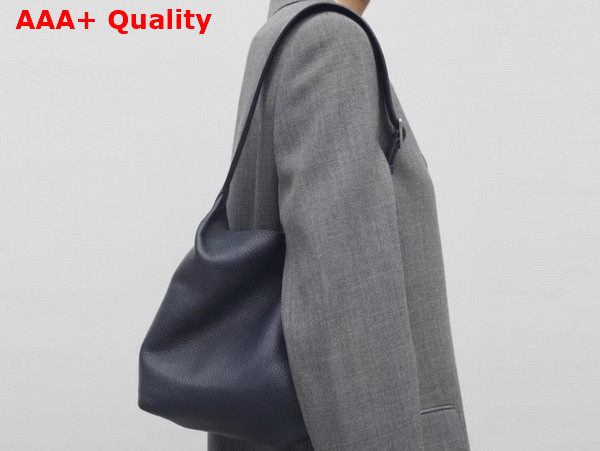 The Row Isa Bag in Midnight Blue Leather Replica