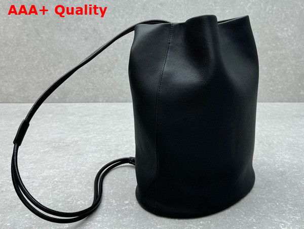 The Row Joe Backpack in Black Grained Calfskin Leather Replica