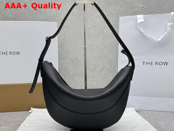 The Row Jouve Bag in Black Leather Replica