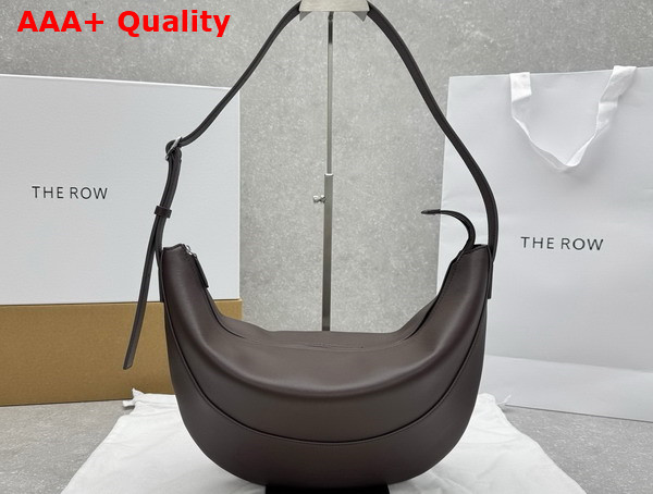 The Row Jouve Bag in Brunette Leather Replica