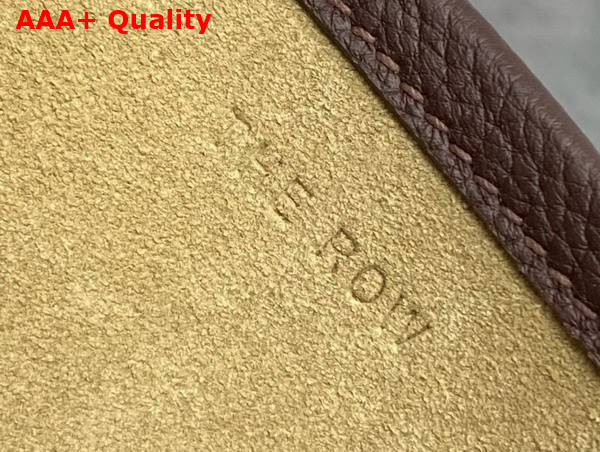 The Row Large NS Park Tote Bag in Dark Olive Leather Replica