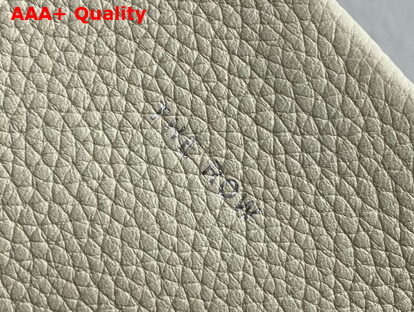 The Row Large NS Park Tote Bag in Ivory Leather Replica