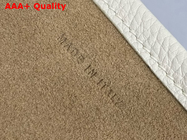 The Row Large NS Park Tote Bag in Ivory Leather Replica