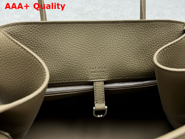 The Row Margaux Shoulder 12 Bag in Sandpit Leather Replica