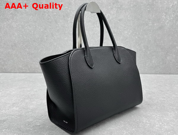 The Row Marlo 12 Bag in Black Grained Calfskin Replica
