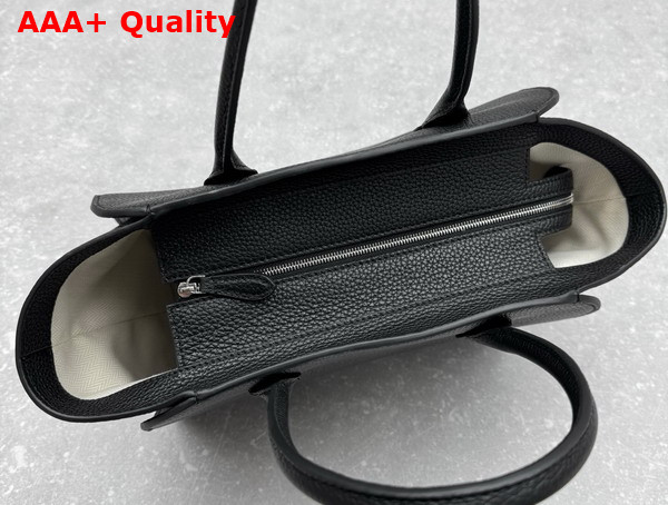 The Row Marlo 12 Bag in Black Grained Calfskin Replica