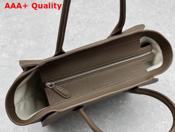 The Row Marlo 12 Bag in Mid Grey Grained Calfskin Leather Replica