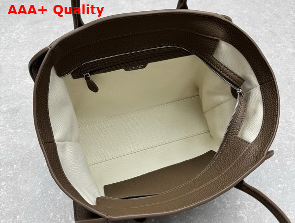 The Row Marlo 12 Bag in Mid Grey Grained Calfskin Leather Replica