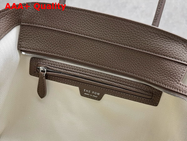 The Row Marlo 12 Bag in Mid Grey Grained Calfskin Leather Replica