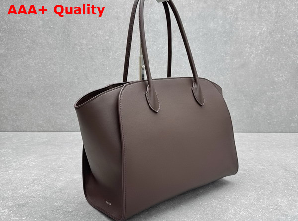 The Row Marlo 14 Bag in Chocolate Leather Replica