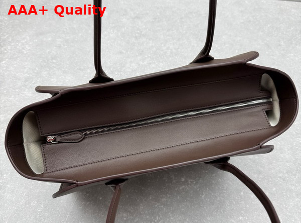 The Row Marlo 14 Bag in Chocolate Leather Replica