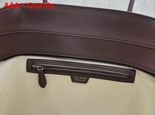The Row Marlo 14 Bag in Chocolate Leather Replica