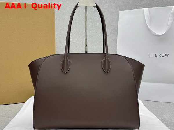The Row Marlo 14 Bag in Chocolate Leather Replica