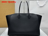 The Row Marlo 17 Bag in Black Grained Calfskin Leather Replica