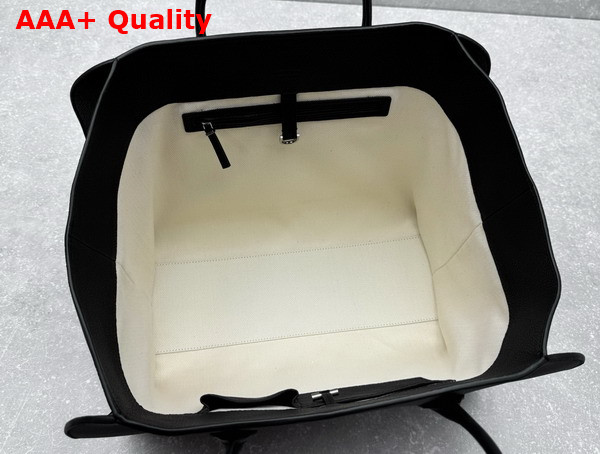 The Row Marlo 17 Bag in Black Grained Calfskin Leather Replica