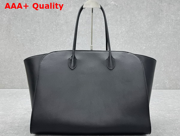 The Row Marlo 17 Bag in Black Leather Replica