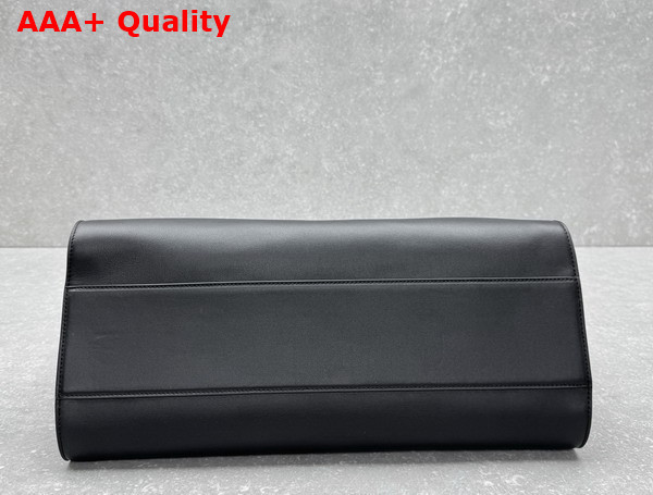 The Row Marlo 17 Bag in Black Leather Replica