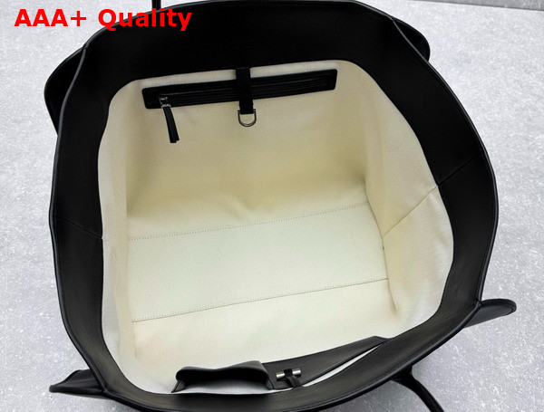 The Row Marlo 17 Bag in Black Leather Replica