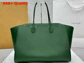 The Row Marlo 17 Bag in Green Leather Replica
