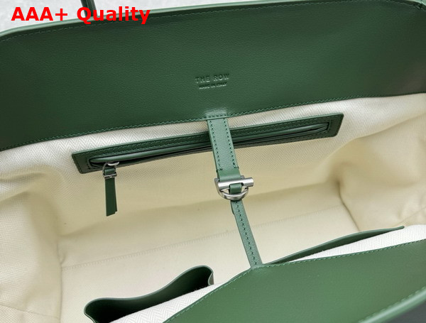 The Row Marlo 17 Bag in Green Leather Replica