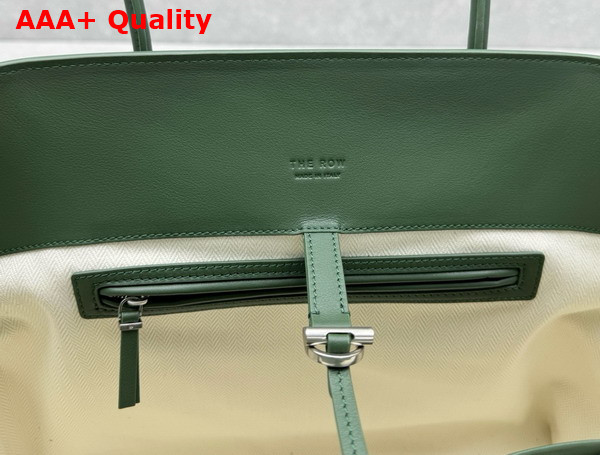 The Row Marlo 17 Bag in Green Leather Replica